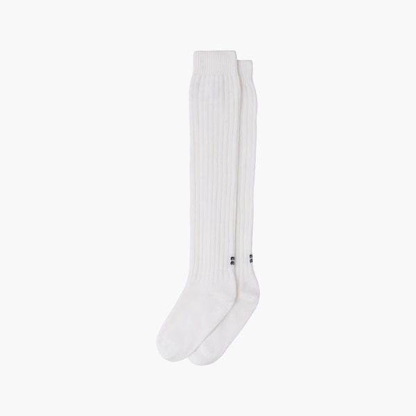 Wool over-the-knee socks - 3