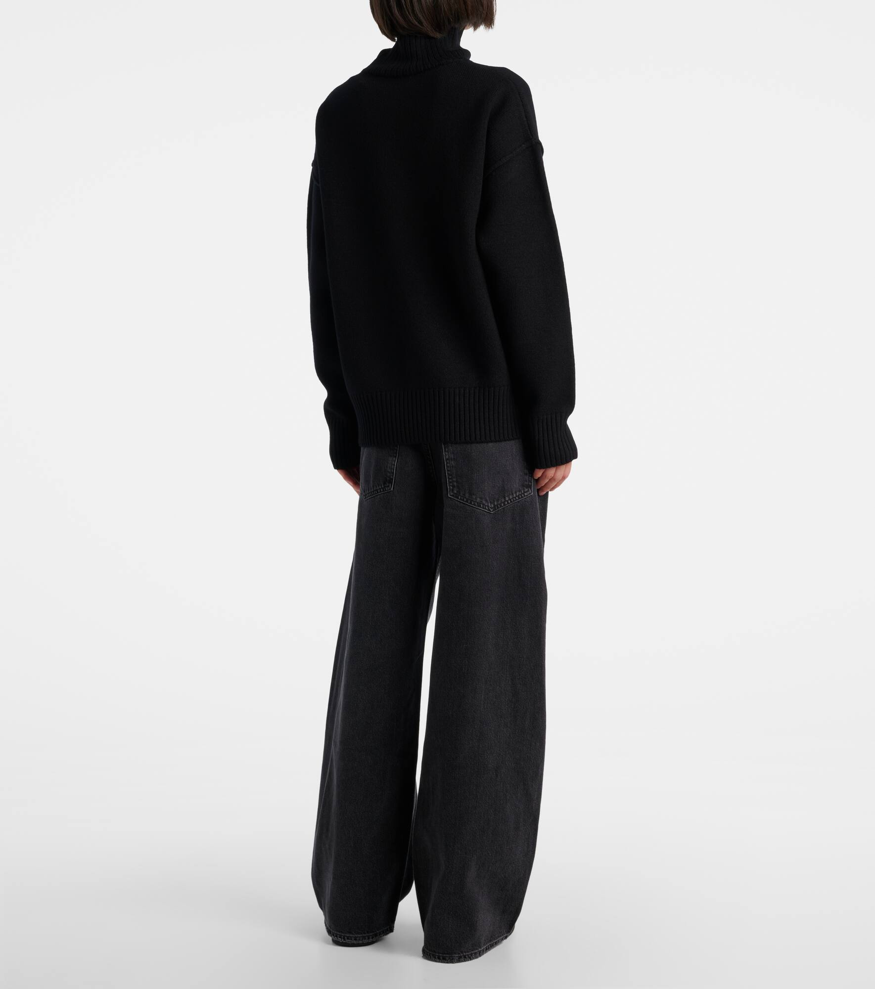 Ami de Cœur virgin wool turtleneck sweater - 3