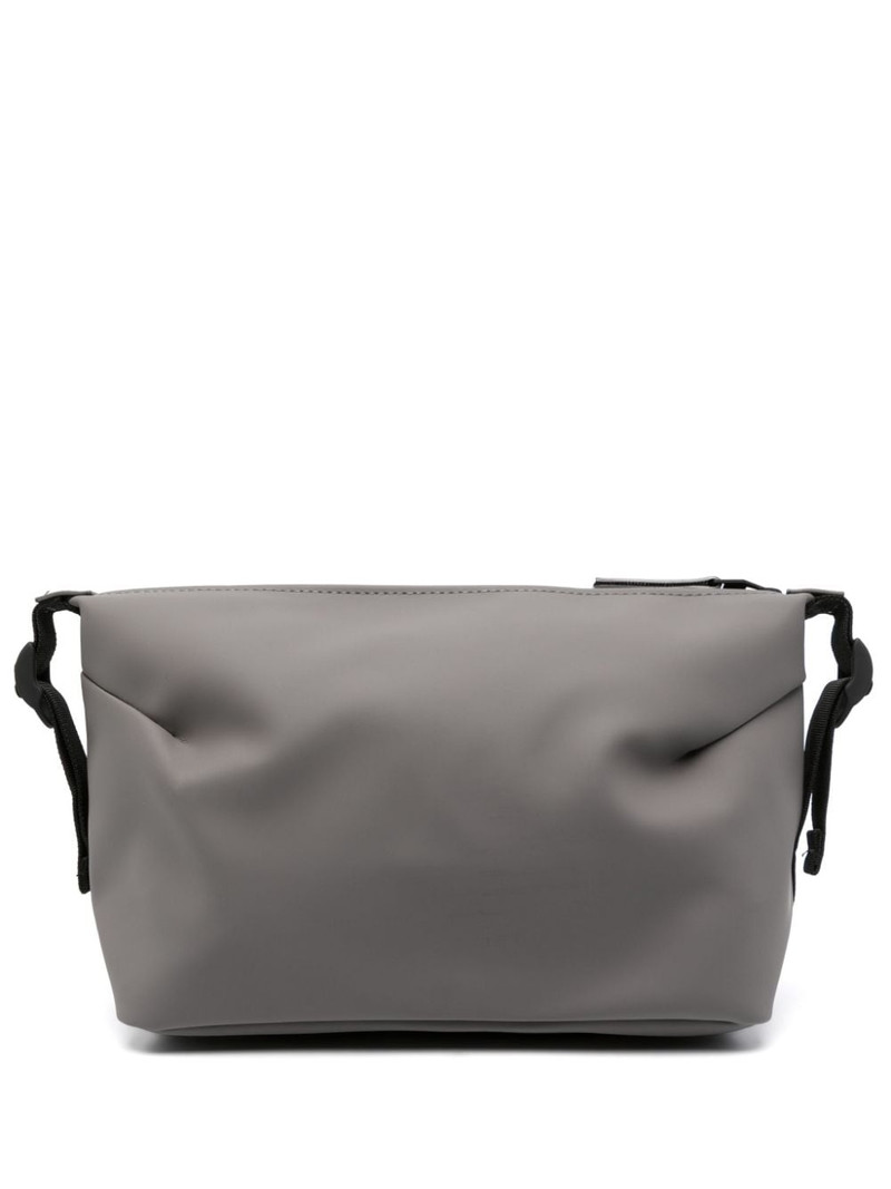 RAINS Weekend logo-embossed wash bag outlook
