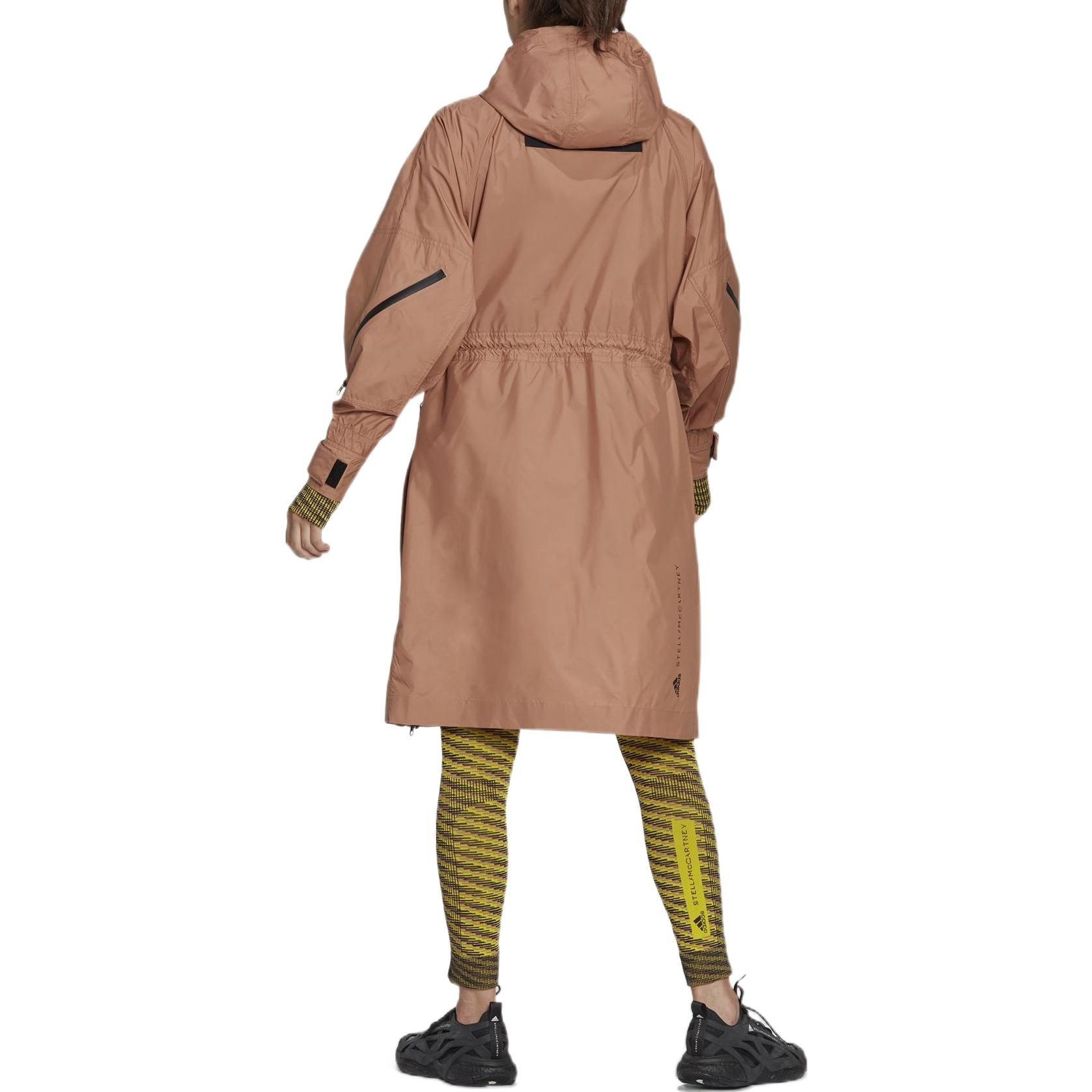 (WMNS) adidas By Stella McCartney Transition Jacket 'Tan' HI6088 - 3