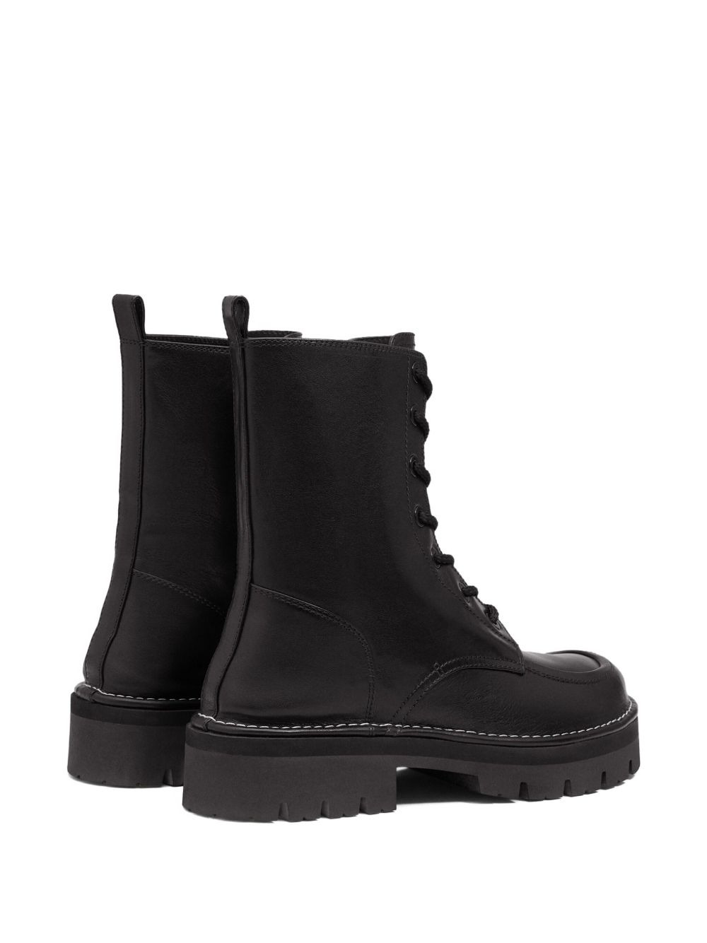 leather anatomical-toe boots - 3