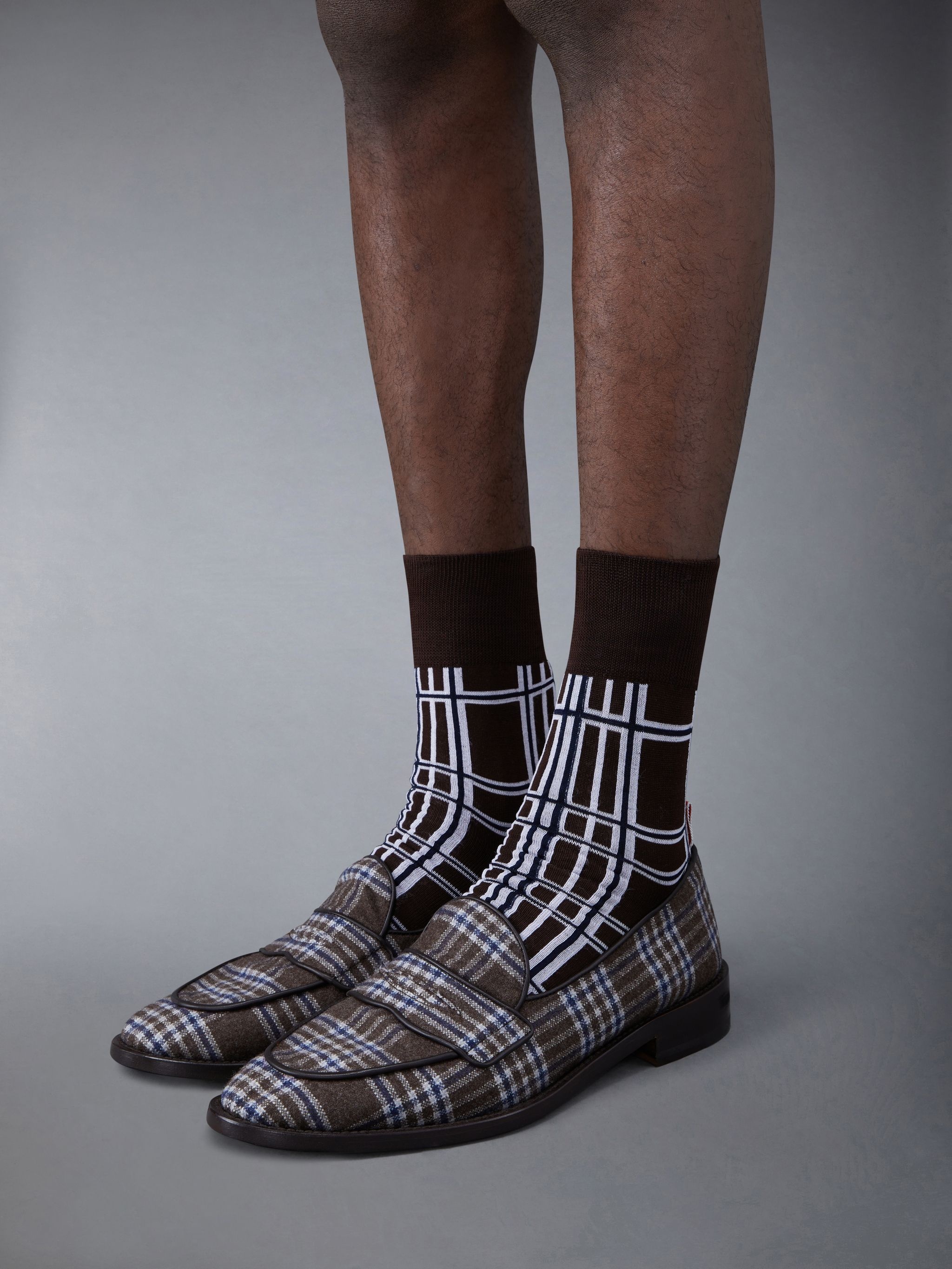 Prince of Wales Flannel Varisty Penny Loager - 4