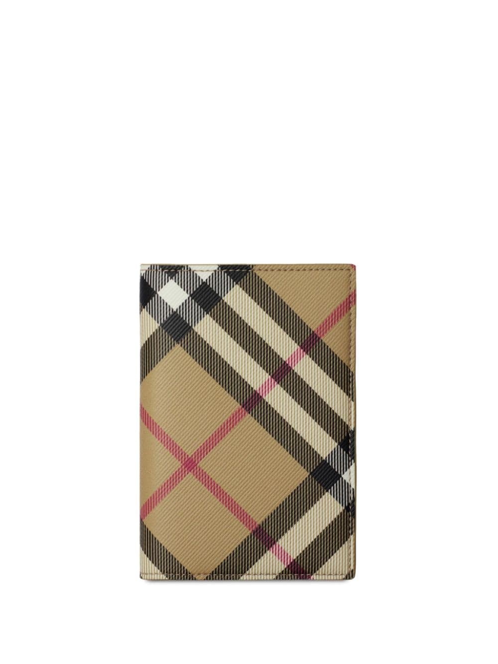 Burberry check passport holder REVERSIBLE