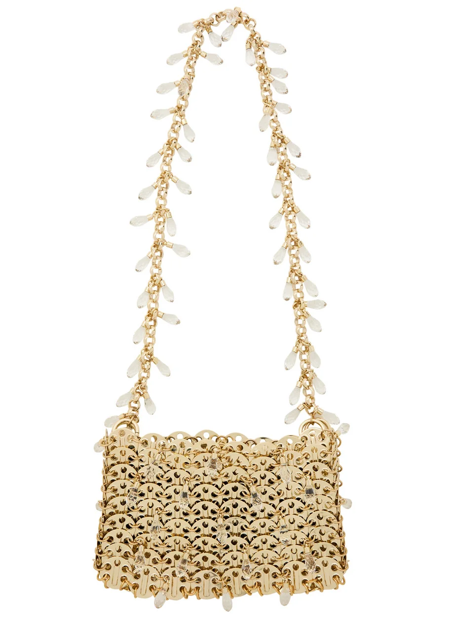 Rabanne Iconic Nano 1969 Crystal-embellished Disc Shoulder bag - 1