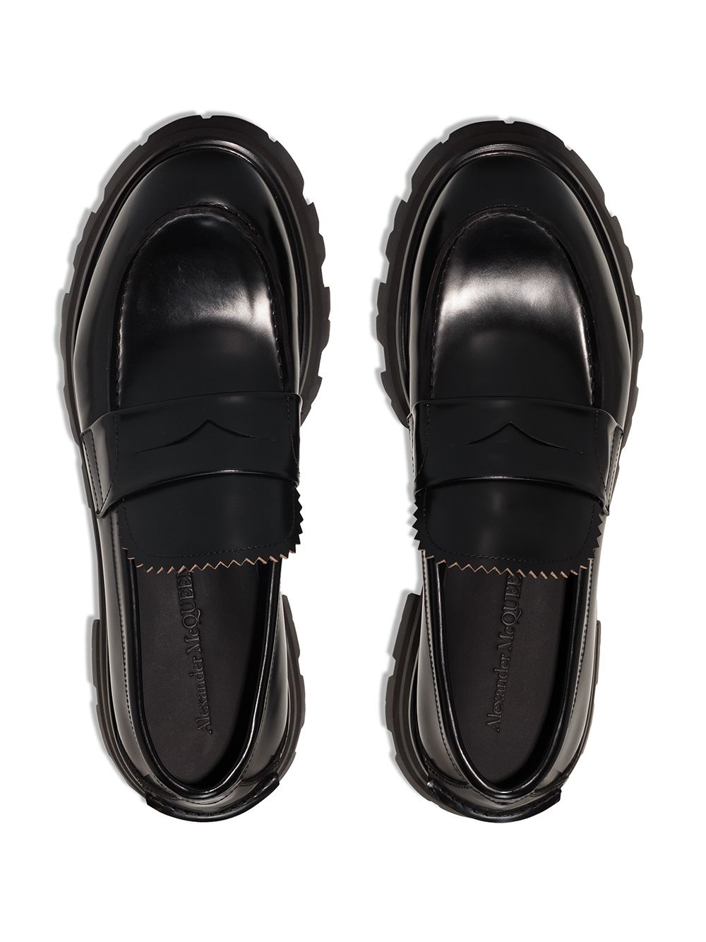 lug-sole penny loafers - 4