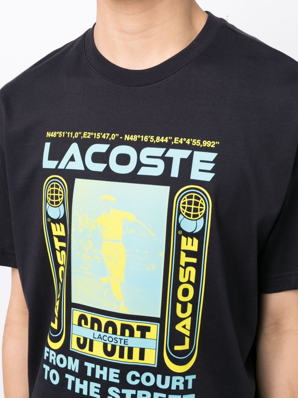 RenÃ© Lacoste-print cotton T-shirt - 5