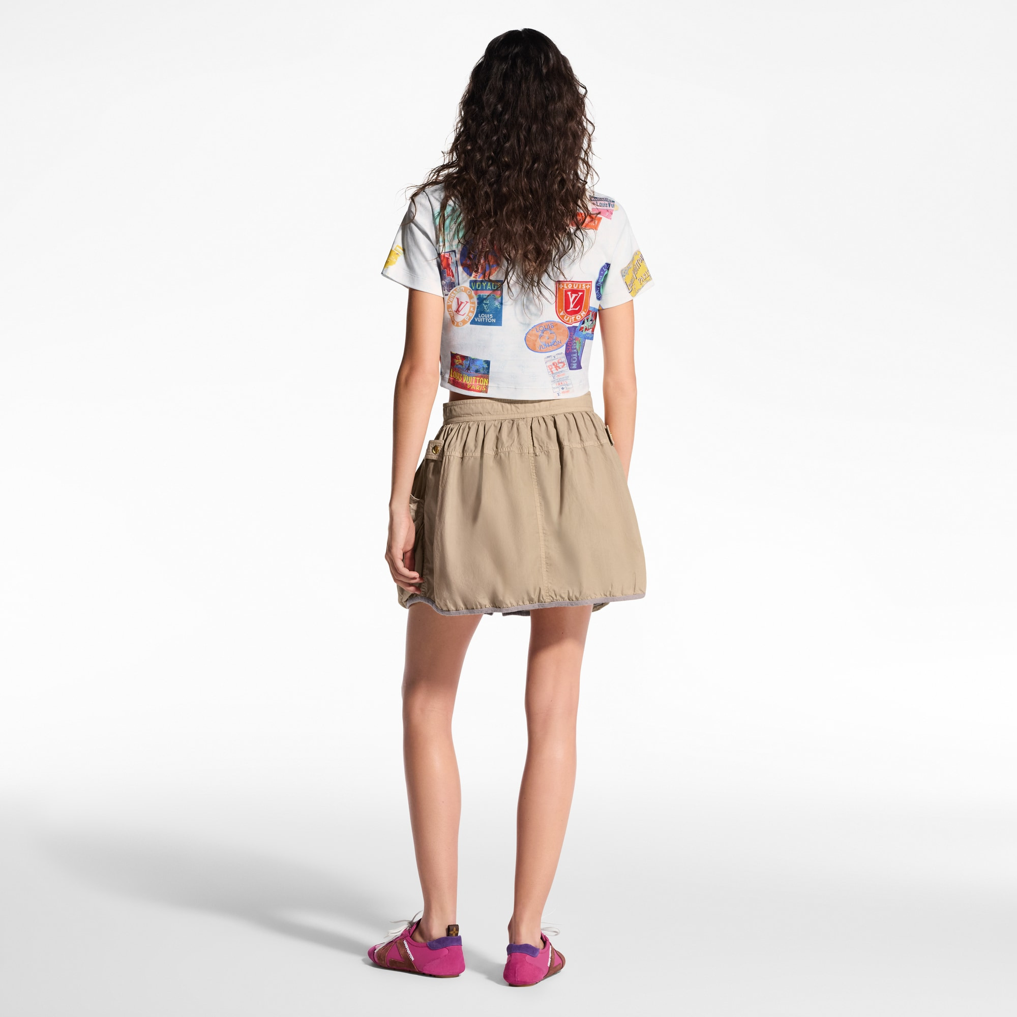 Mahina Patch Print Crop Top - 3
