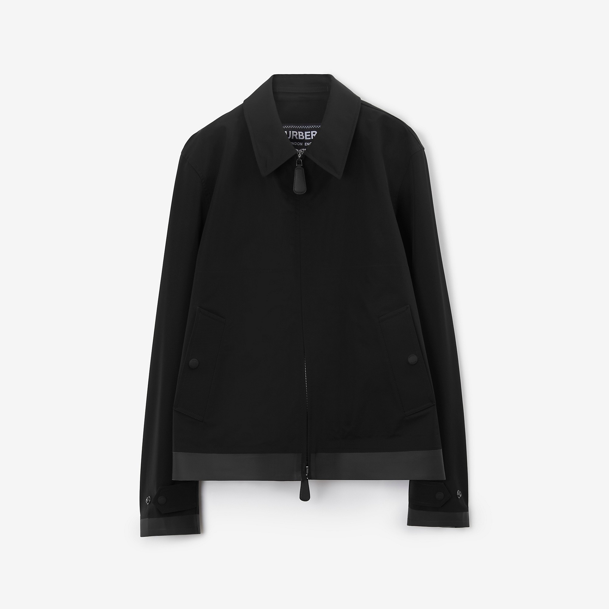 Bonded Nylon Harrington Jacket - 1