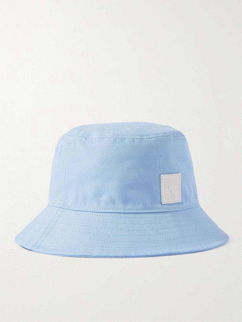 Logo-Appliquéd Cotton-Canvas Bucket Hat 1