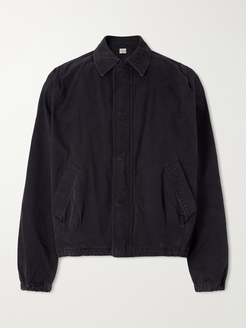 Garment-Dyed Cotton-Twill Blouson Jacket 1
