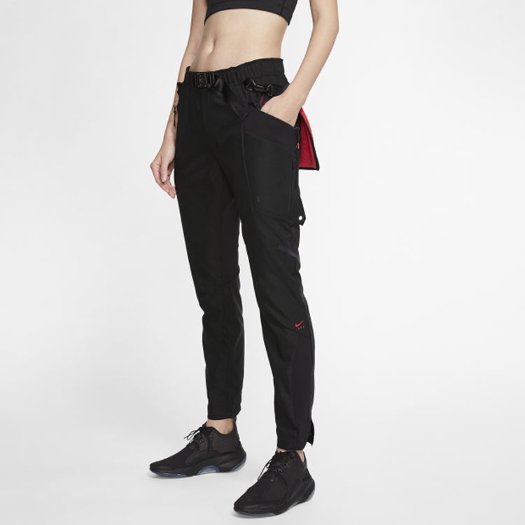 (WMNS) Nike x Matthew Williams Pant 'Black Red' CK1545-010 - 5