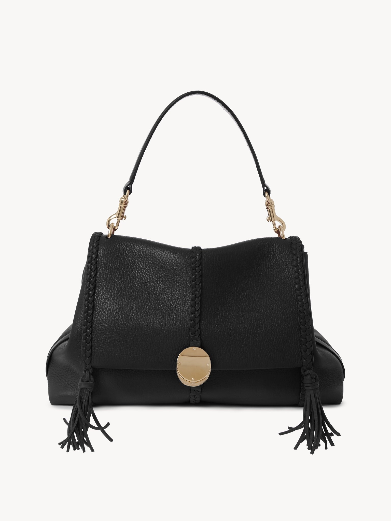 Chloé Penelope Mini Soft Shoulder Bag in Natural