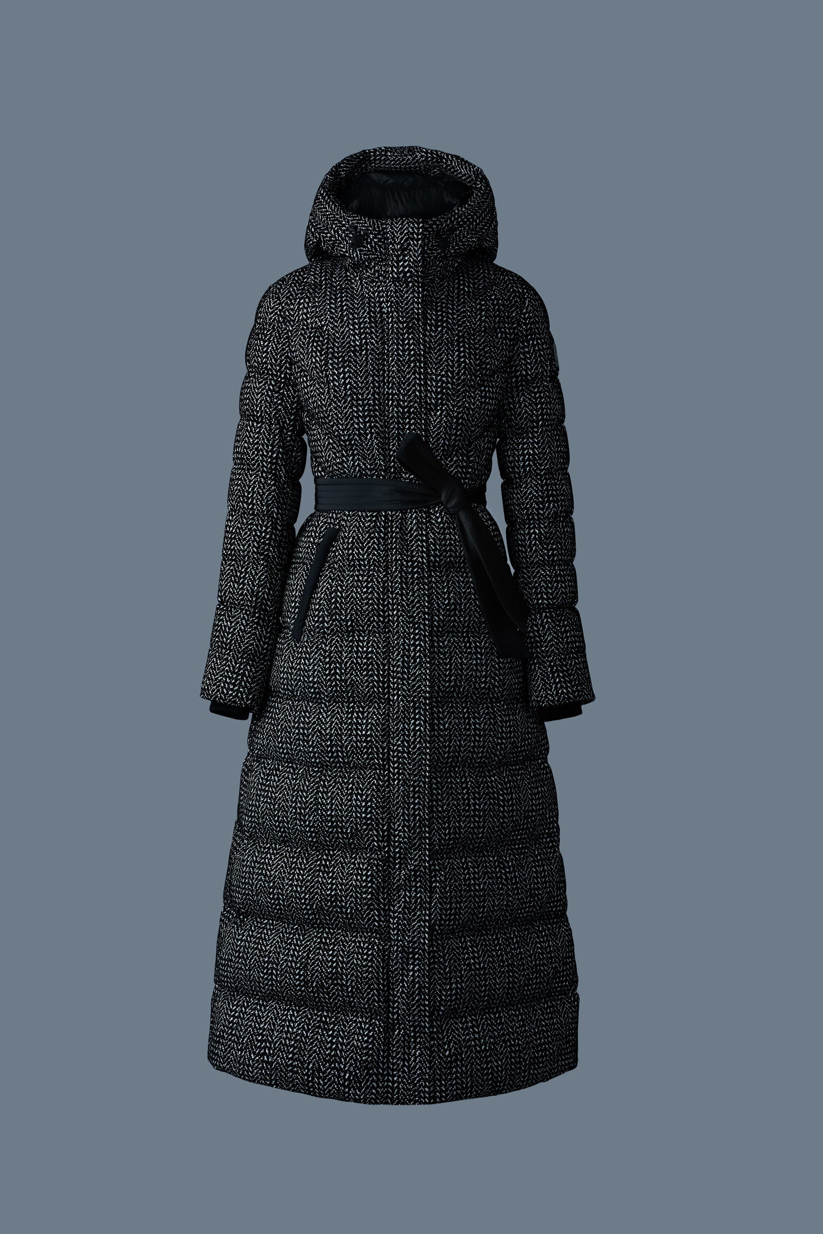 CALINA-FLP Flocked down maxi coat - 1