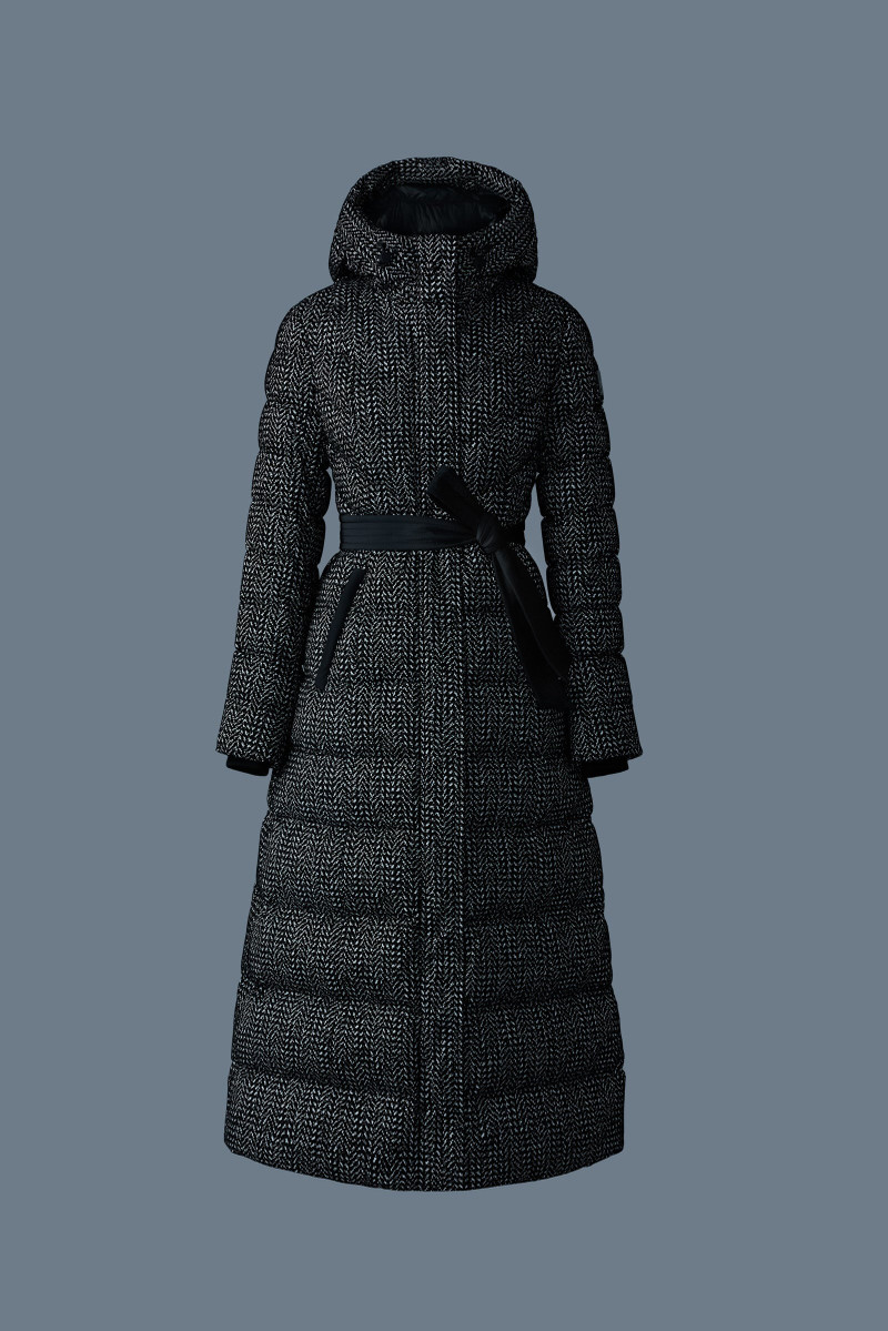 CALINA-FLP Flocked down maxi coat 1
