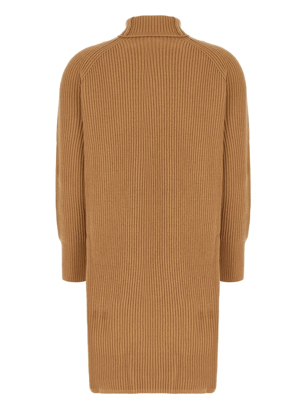 fisherman's rib-knit midi dress - 2