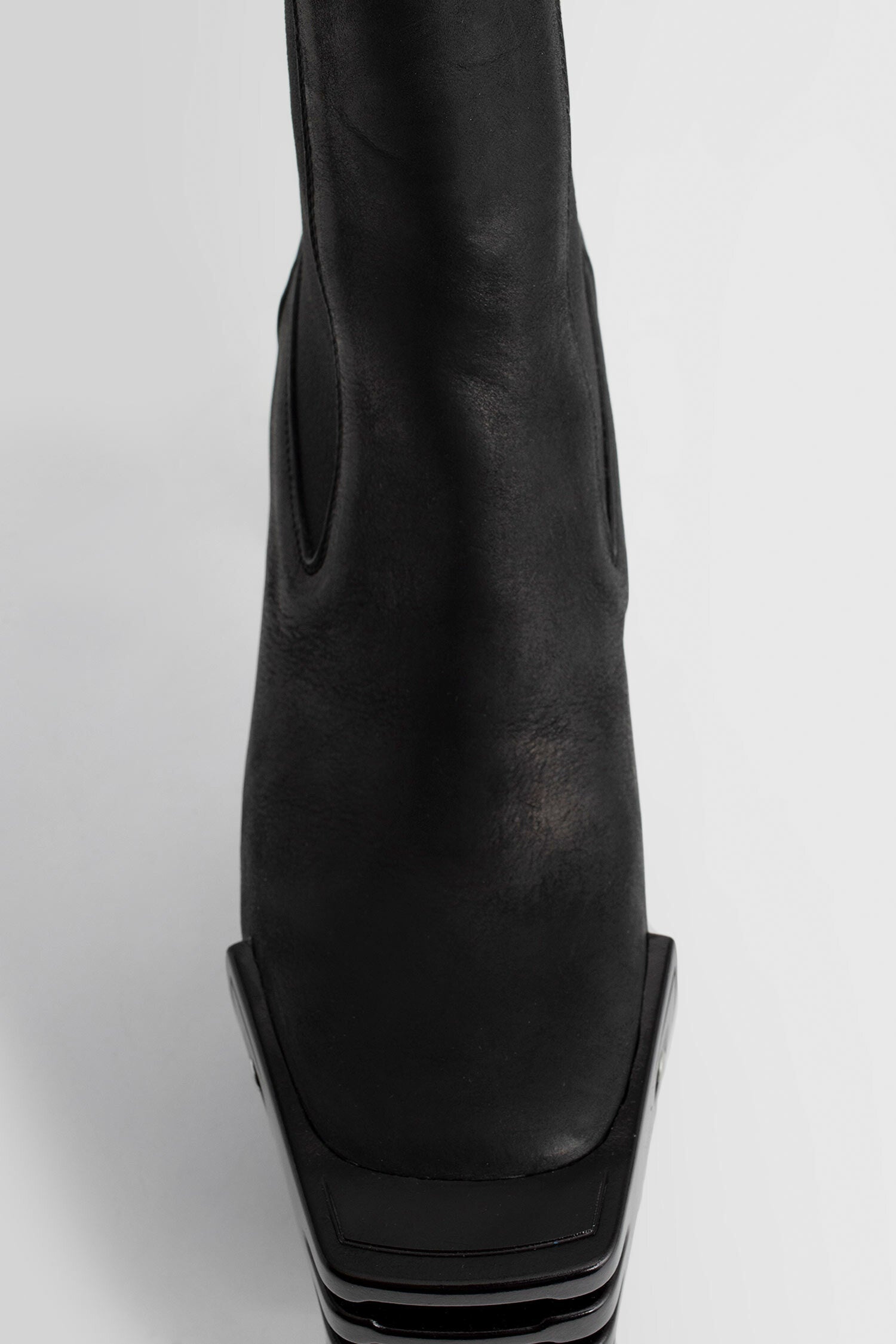 RICK OWENS WOMAN BLACK BOOTS - 5