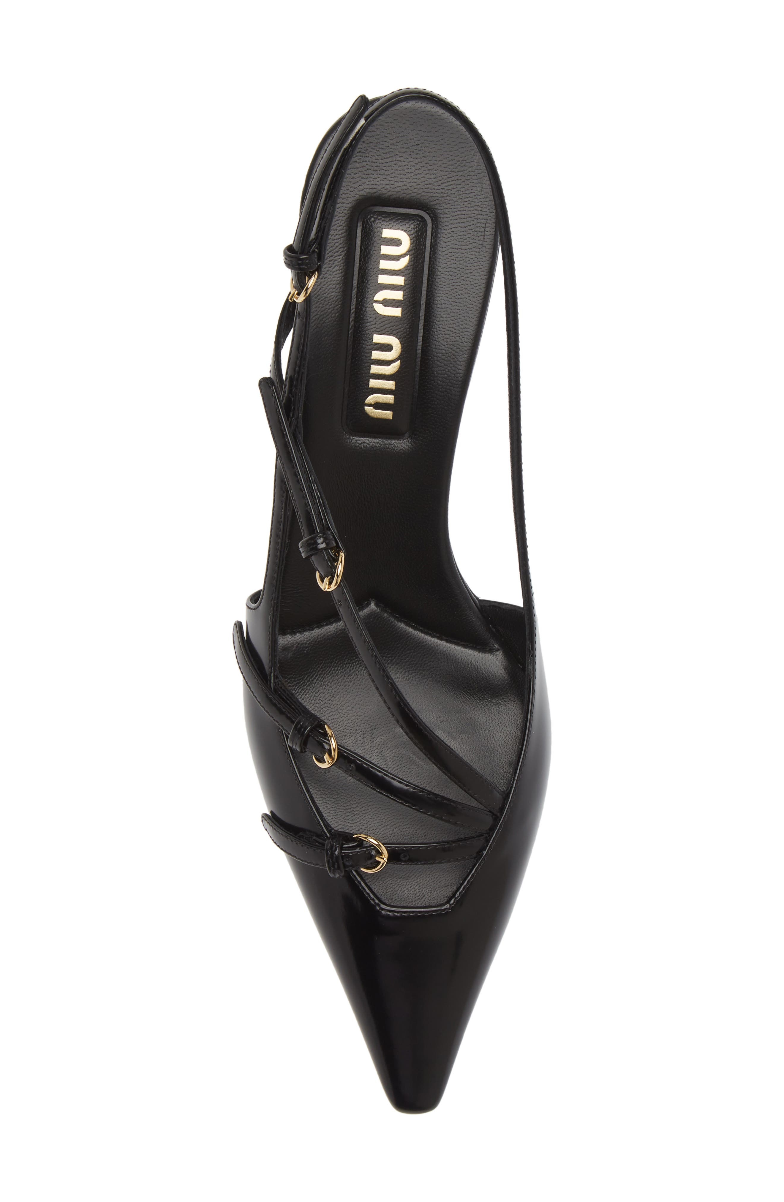 Show Kitten Heel Slingback Pump - 5