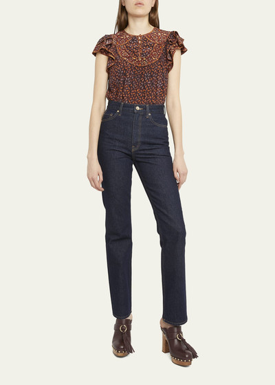 ULLA JOHNSON The Agnes Straight-Leg Denim Jeans outlook