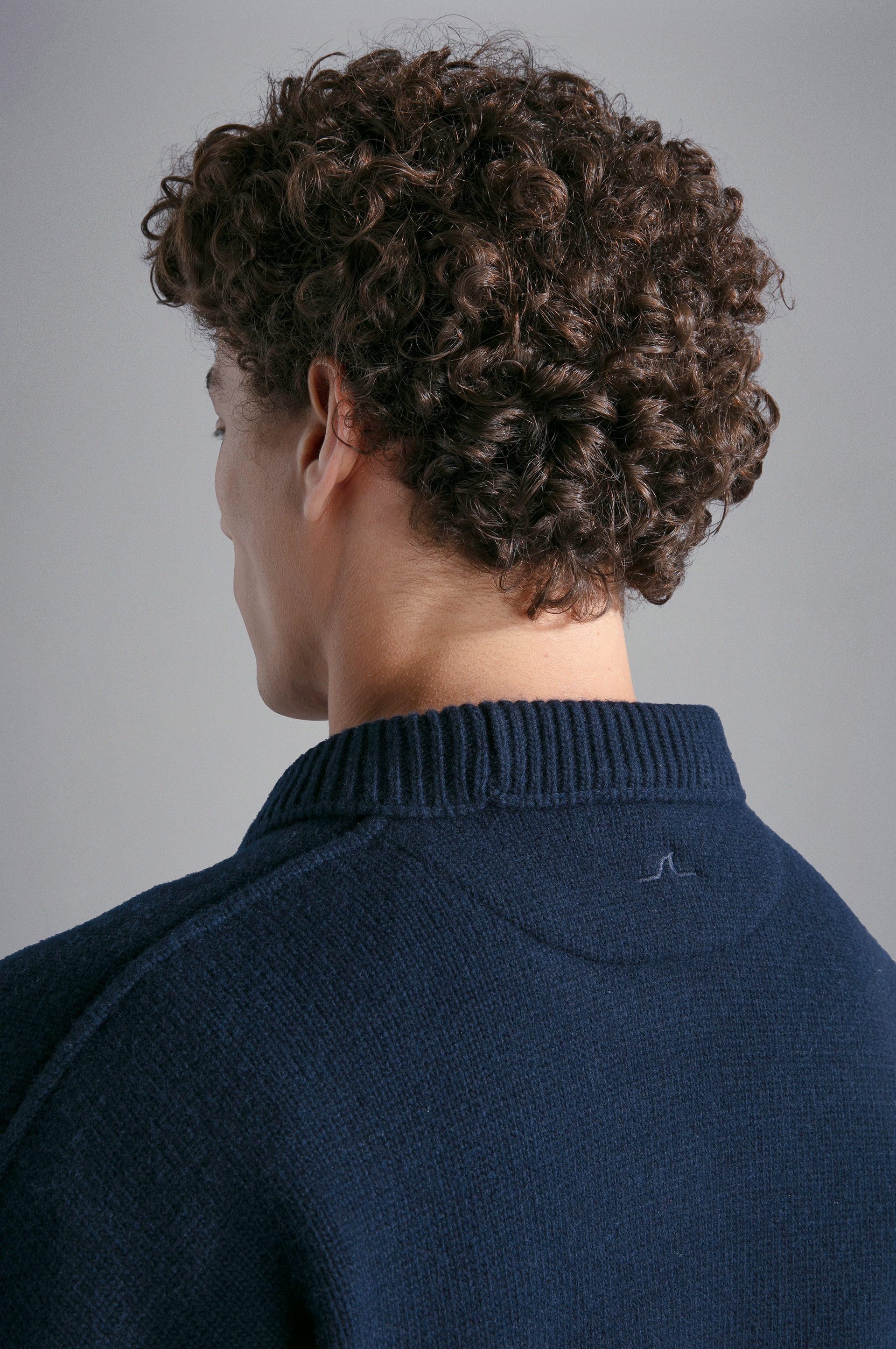 RE-WOOL SWEATER WITH SHARK INLAY - 4