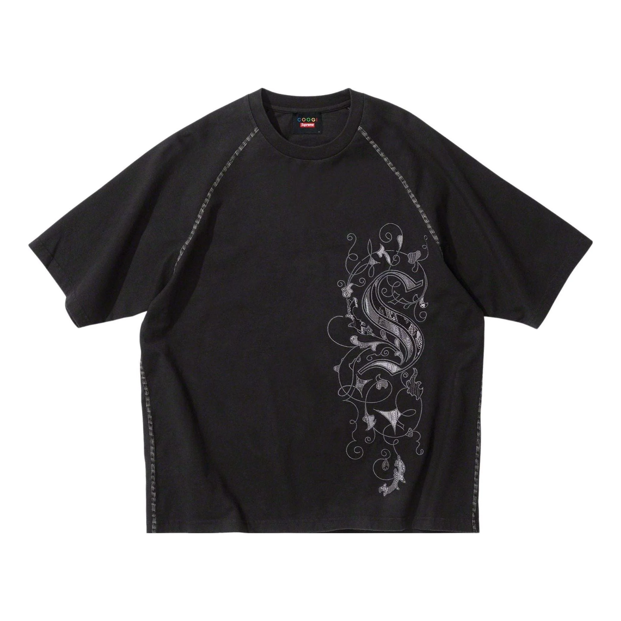 Supreme x COOGI SS23 Week11 RAGLAN T-shirt 'Black' SUP-SS23-211 - 1