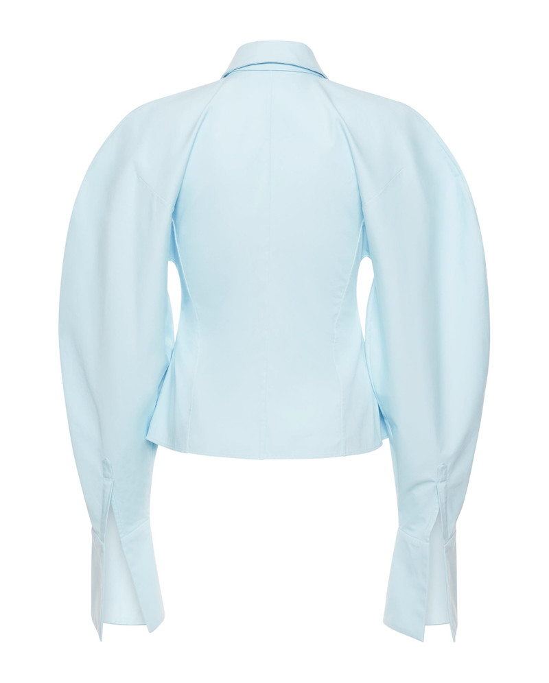 PUFF SLEEVE SHIRT LIGHT BLUE 10