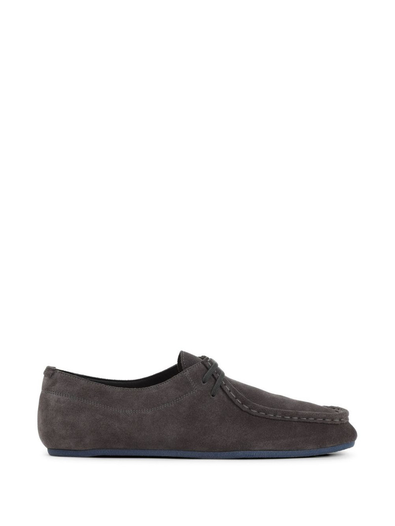 laced suede boats shoes 1