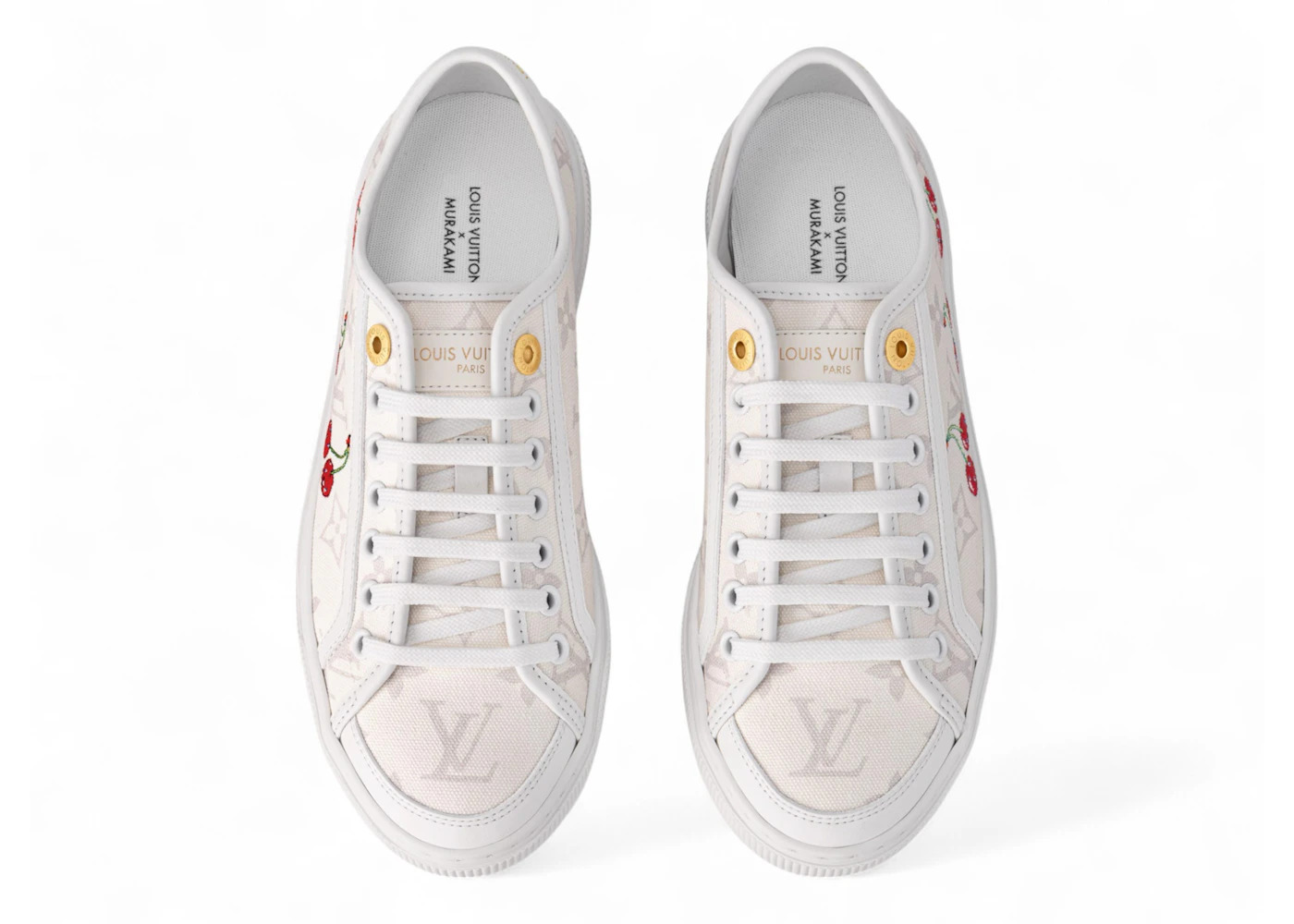 Louis Vuitton Cherry LV Lagoon Sneaker x Takashi Murakami White - 3