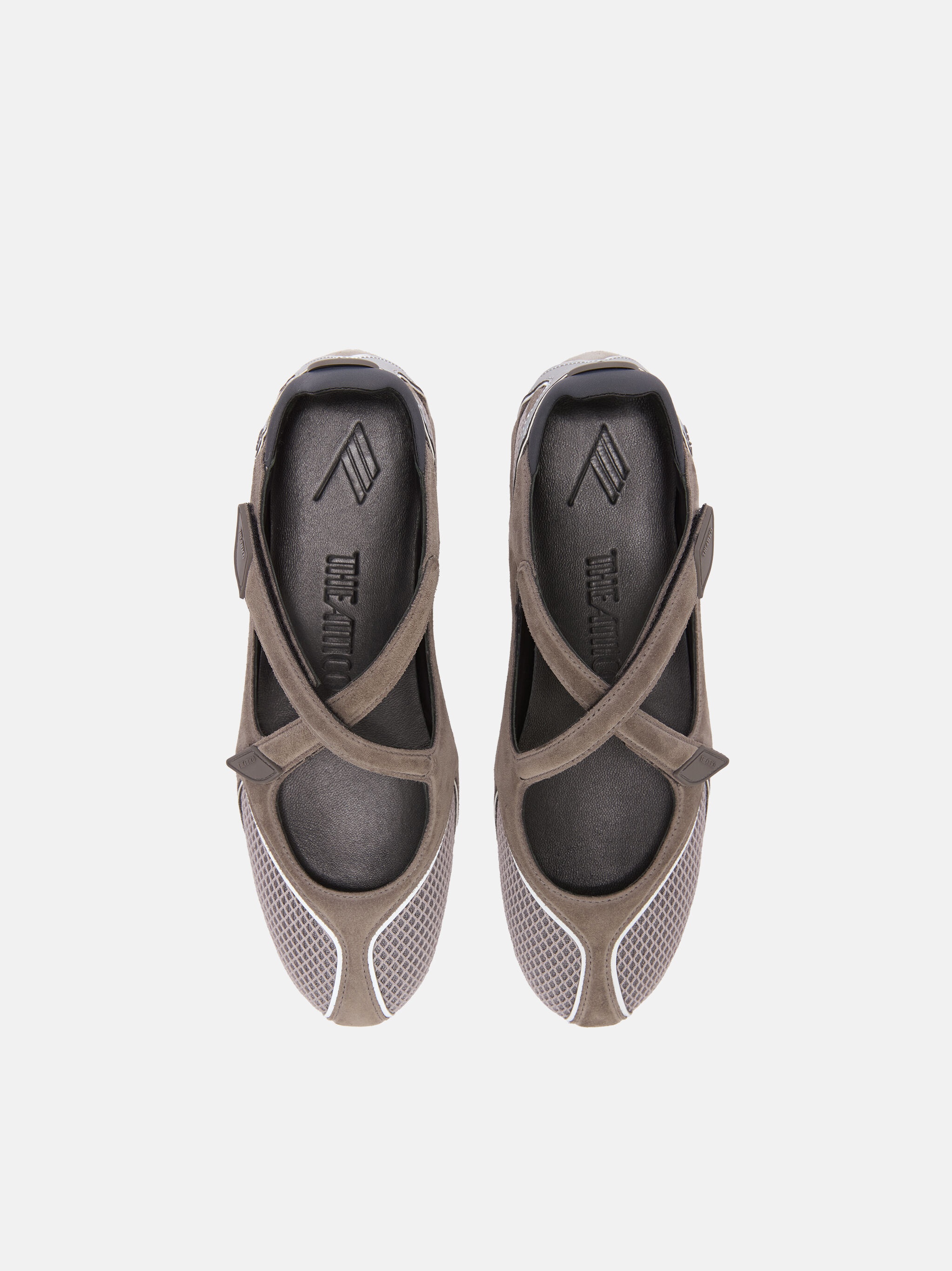 ''FLOOR 01'' BALLERINA FLAT GREY - 3