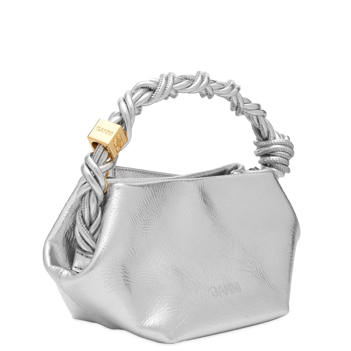 Ganni Bou Bag Mini Silver - 3