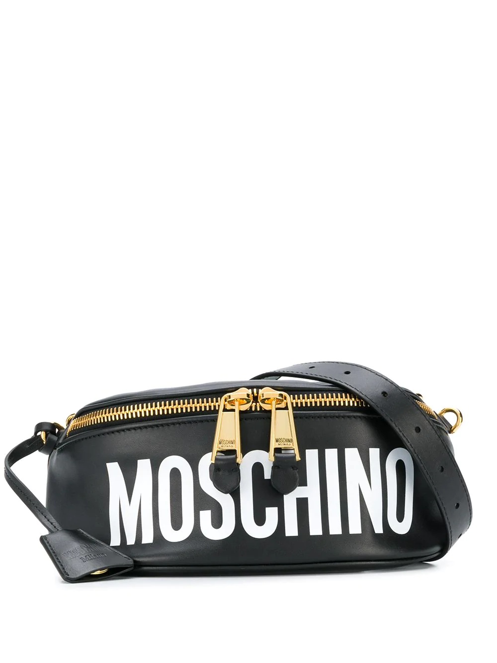 logo print belt bag - 1