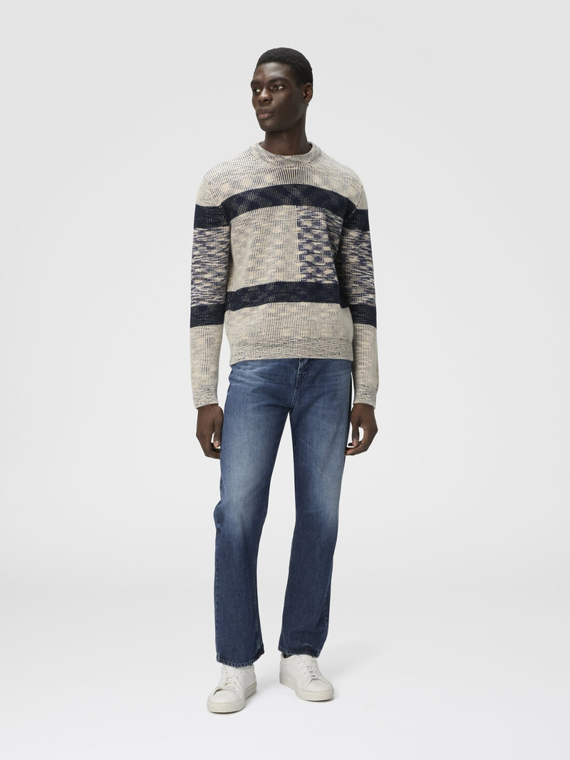 Missoni Crew neck sweater with check pattern outlook