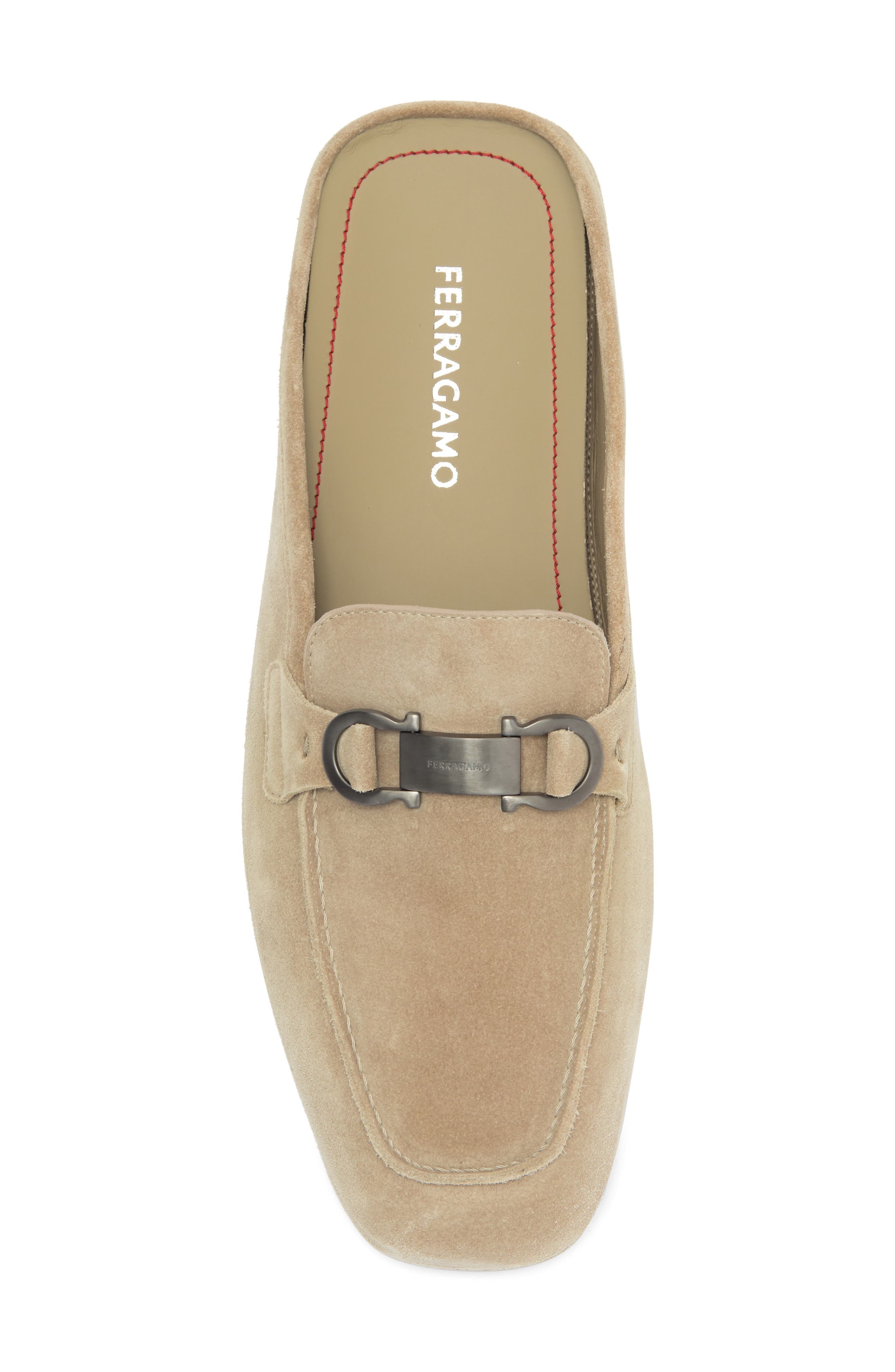 FERRAGAMO Beverly Bit Loafer Mule in Safari at Nordstrom - 5