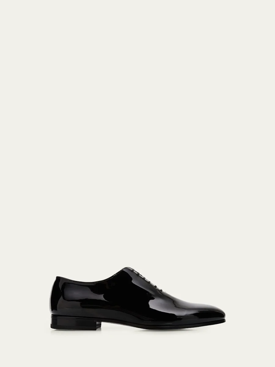 Men's Astro Francesina Patent Leather Oxfords - 1