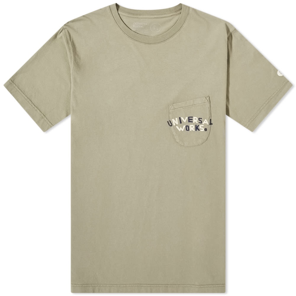 Universal Works Pocket Print Tee - 1