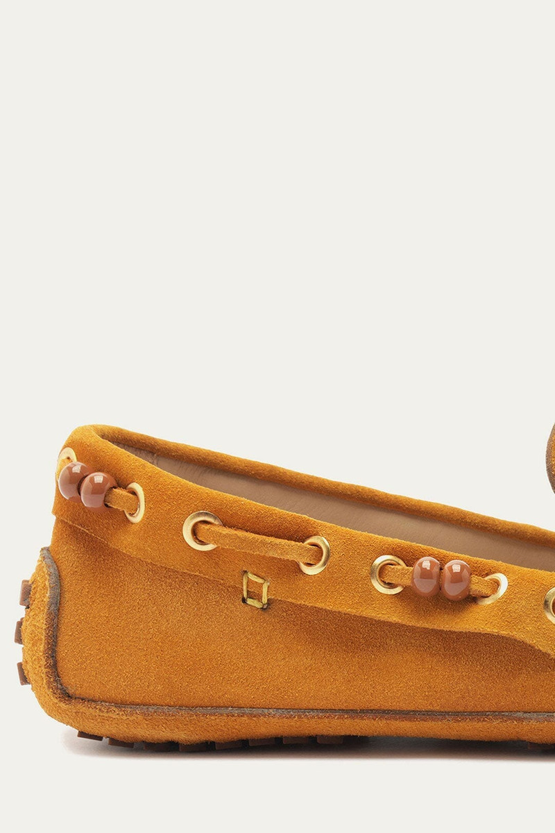 Caramel Tassel Suede Moccasin 6