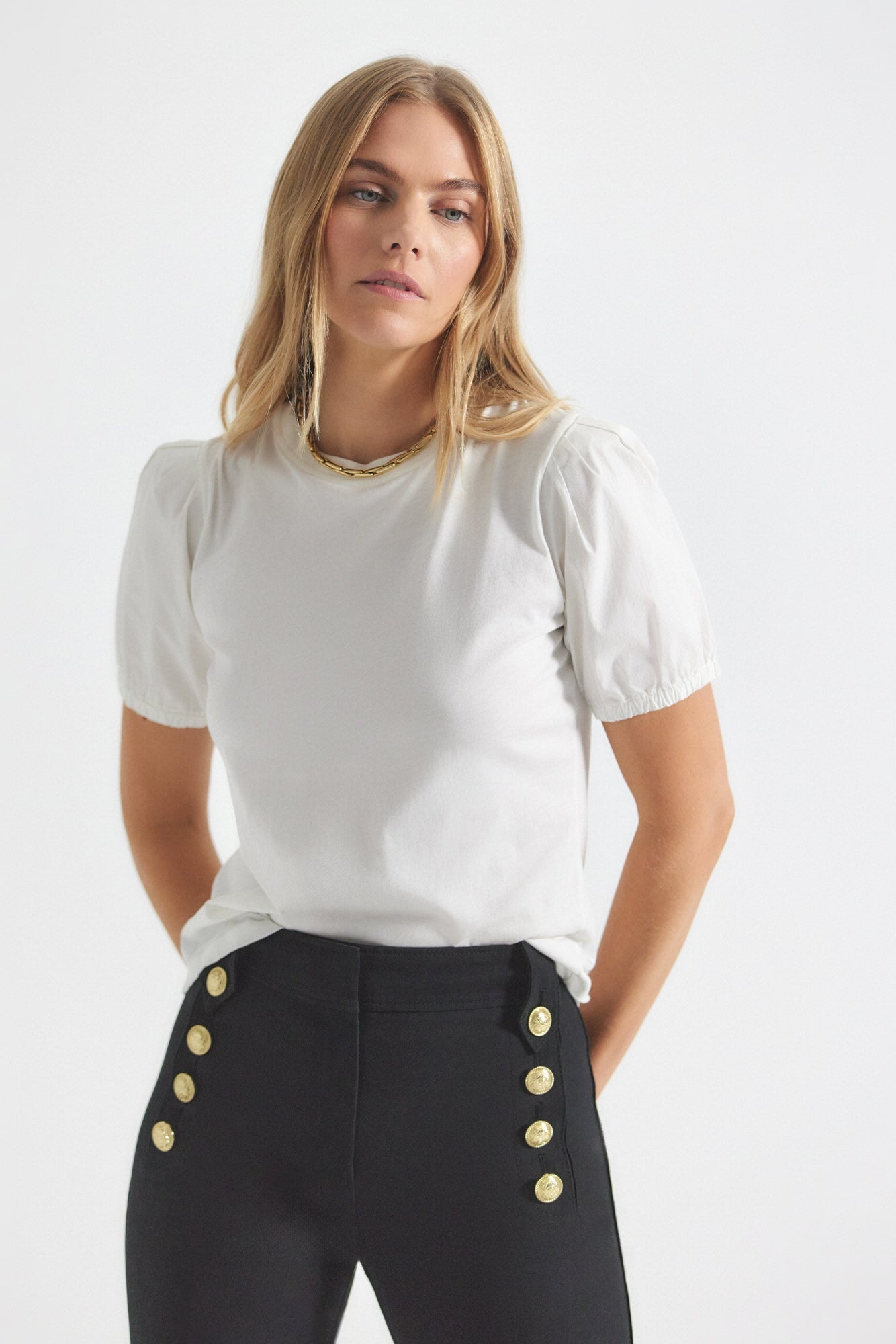EVA PUFF SLEEVE T - 2