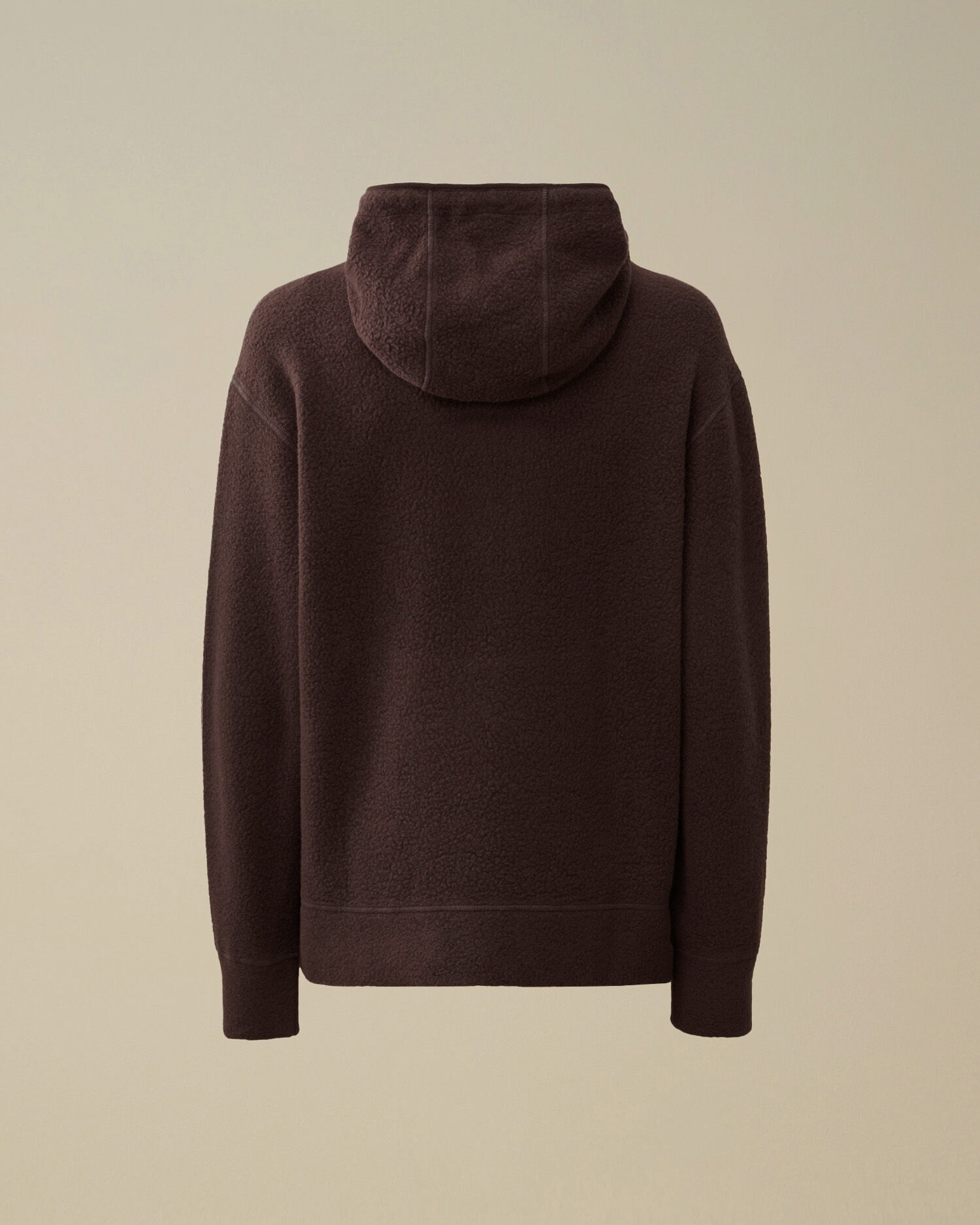 Wool Polar Fleece Hooded Sweatshirt - 8