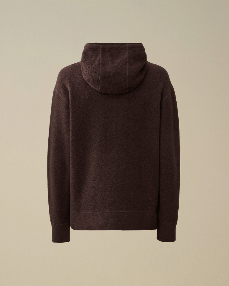 Wool Polar Fleece Hooded Sweatshirt 8