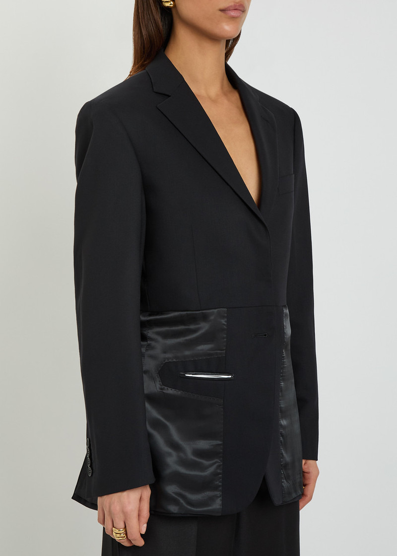 BETTTER Bettter Inside Out Paneled Wool Blazer outlook