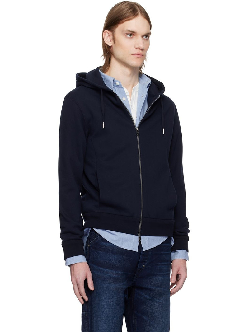 Navy Fleece Full-Zip Hoodie 2