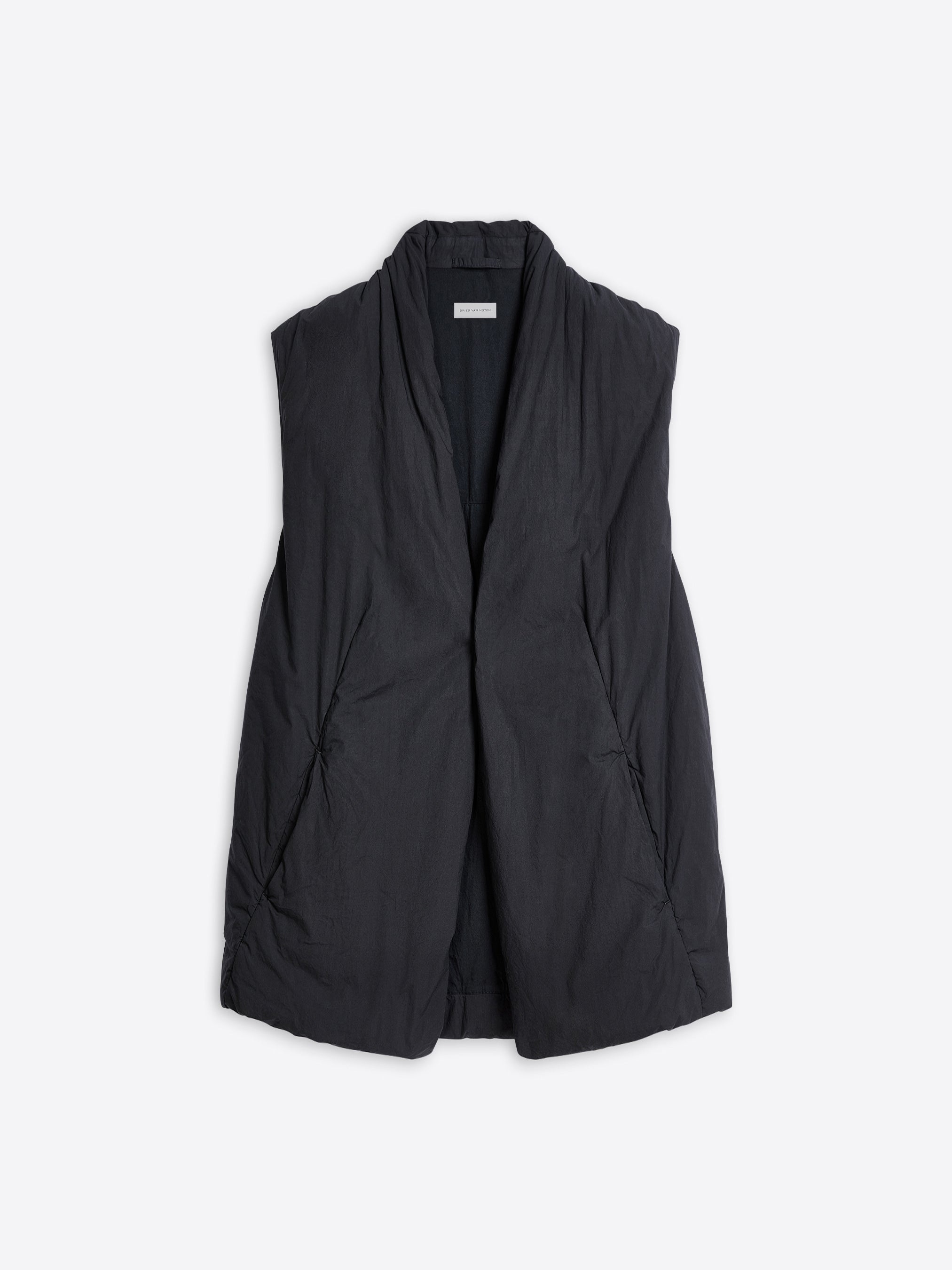 OVERDYED COTTON VEST - 1