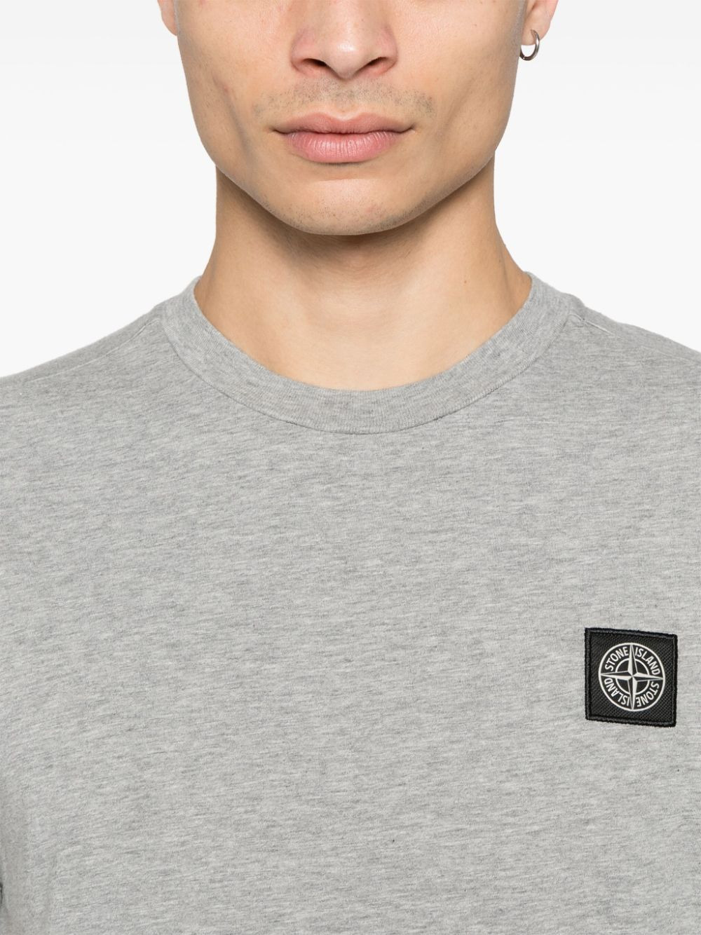 Stone Island Men Logo T-Shirt - 2