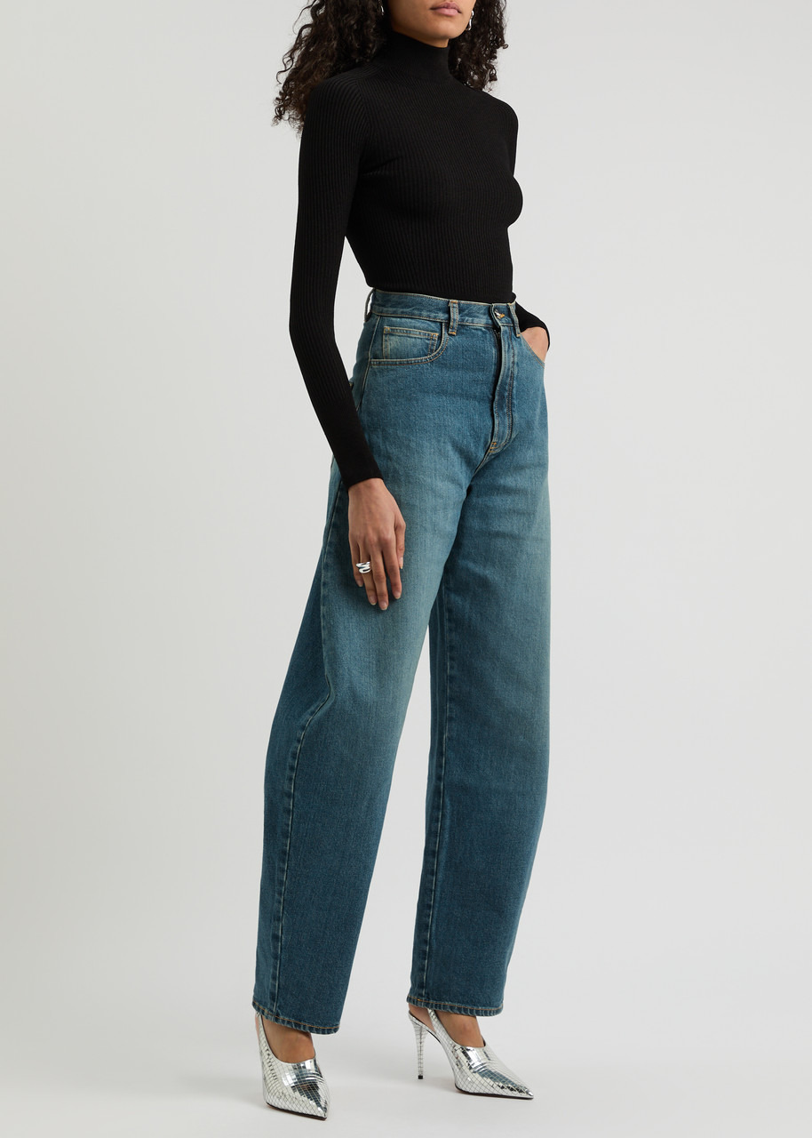 Alaïa Round Barrel-leg Jeans - 4