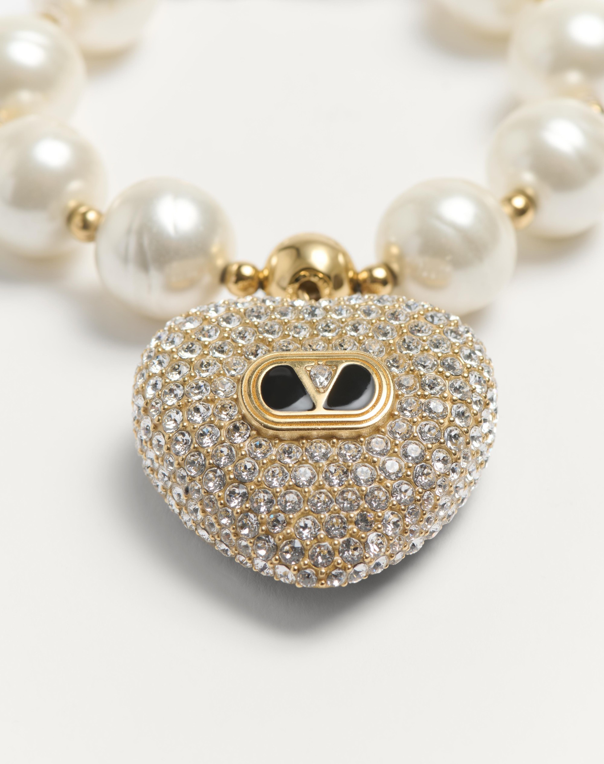 COEUR ROYAL BRACELET IN METAL, ENAMEL, PEARL AND SWAROVSKI® CRYSTALS - 3