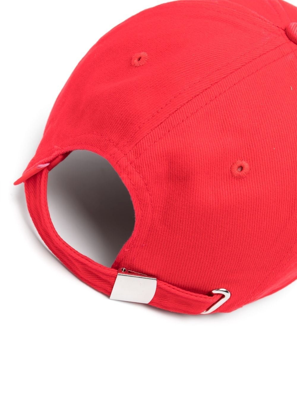 logo-patch cotton baseball cap - 2