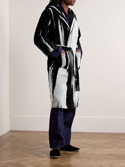 Missoni Skunk Belted Cotton-Terry Hooded Robe outlook