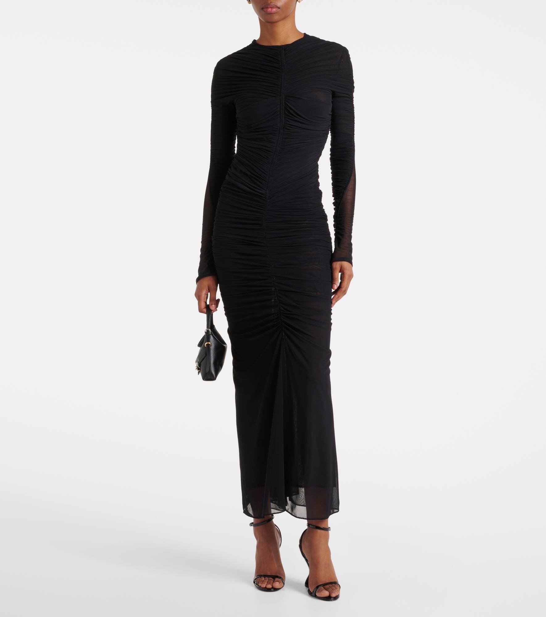 Ruched maxi skirt - 2