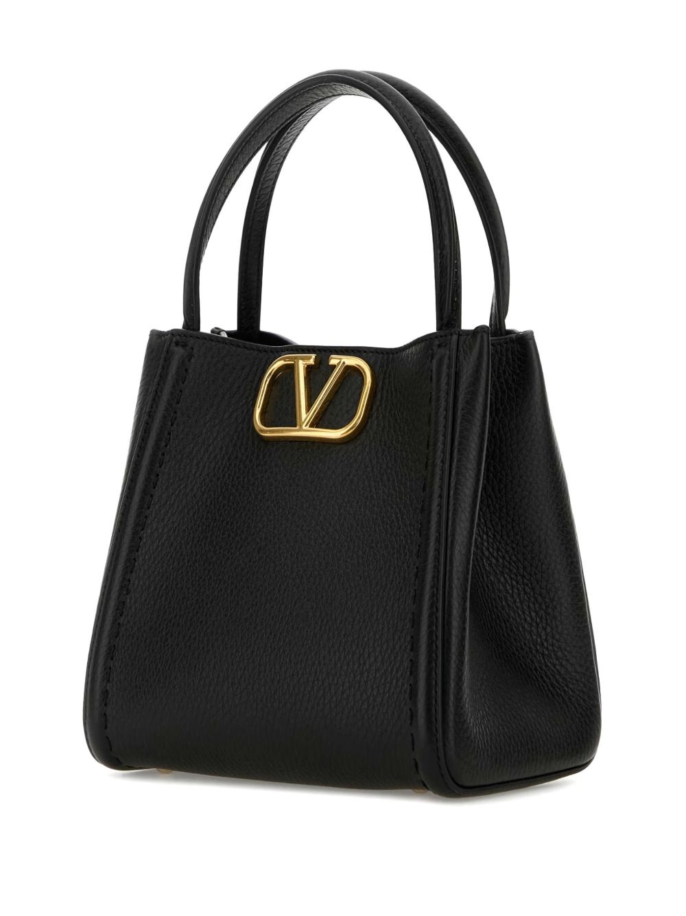 leather tote bag - 3