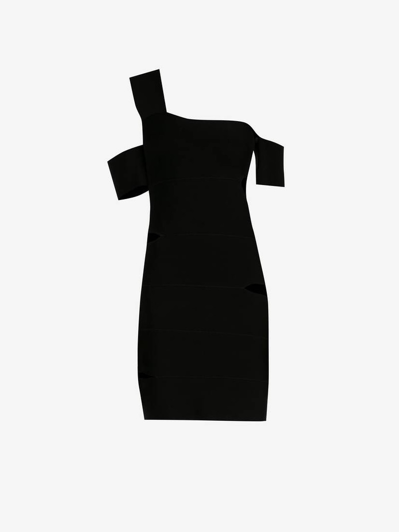 Women's Bandage Mini Dress in Black 1