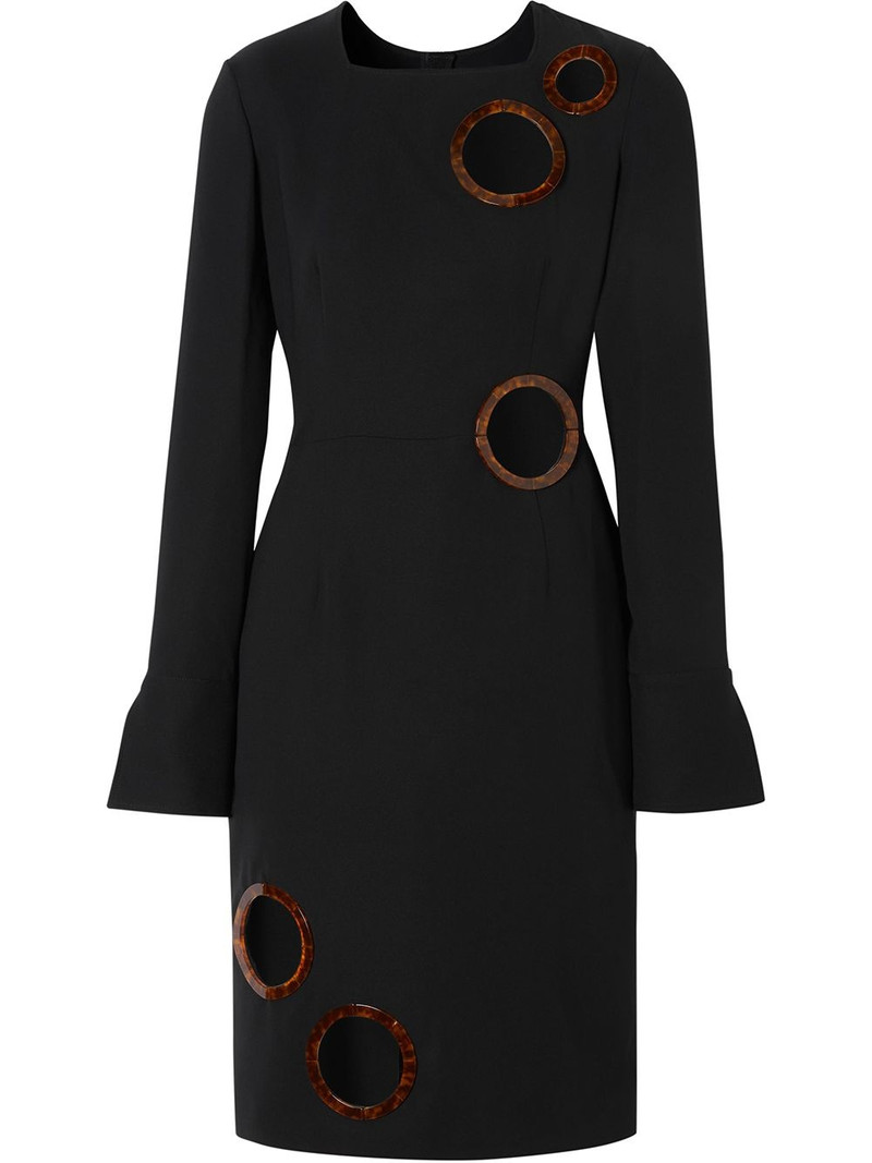 framed cut-out shift dress 1